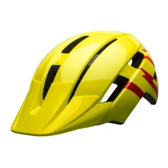 Kask rowerowy dziecięcy Bell Sidetrack II Gloss Yellow Red