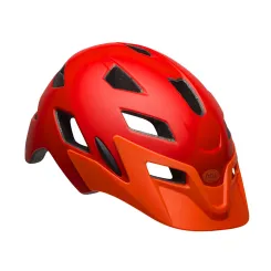 Kask rowerowy dziecięcy Bell Sidetrack Matt Red Orange