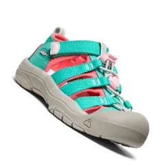 Buty sandały sportowe dziecięce Keen Newport H2 Bright Aqua Giggle Pink Youth 2026