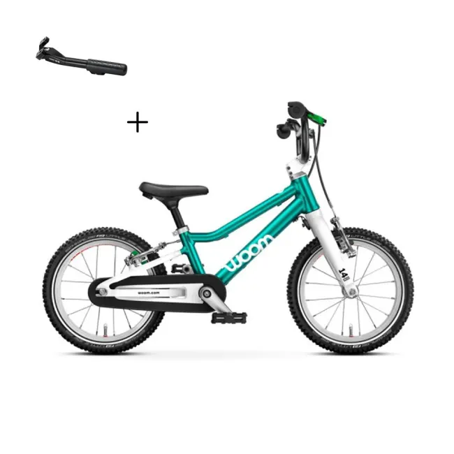 Rowerek dziecięcy Woom 2 GO Metallic Turquoise 14