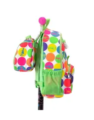 Plecak Micro Neon Dots + torebka na hulajnogę