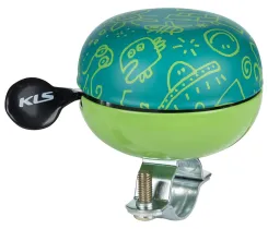 Dzwonek Rowerowy KLS Bell 60 Doodles Green