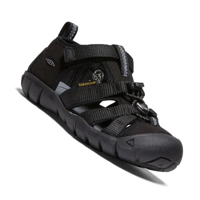 Buty sandały sportowe dziecięce Keen Seacamp II CNX Black Grey Youth 2026
