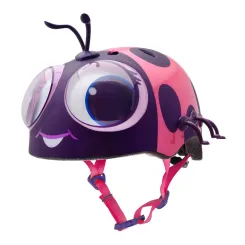 Kask dziecięcy Raskullz Googly Googly Lady Bug Pink Toodler Fs Wiek 3+ 48-52 cm