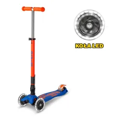 Hulajnoga Maxi Micro Deluxe Foldable Neon Blaze Orange LED 2026 składana