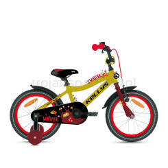 Rower dla dziecka Kellys Wasper Yellow 16" 2023