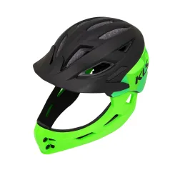 Kask rowerowy dziecięcy Full Face Kellys Sprout Black Green
