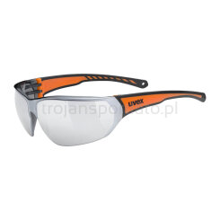 Okulary sportowe Uvex Sportstyle 204 Black Orange S3