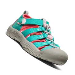 Buty sandały sportowe dziecięce Keen Newport H2 Bright Aqua Giggle Pink Youth 2026