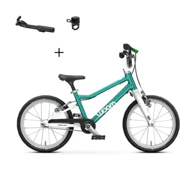 Rowerek dziecięcy Woom 3 GO Metallic Turquoise 16